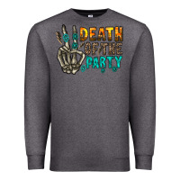 Charcoal Heather death of party Premium Sweatshirt - RacoonDesign