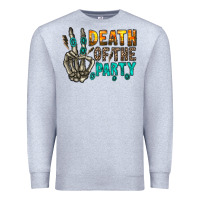 Heather Grey death of party Premium Sweatshirt - RacoonDesign