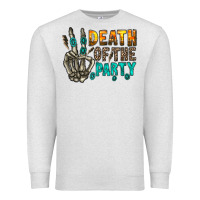 Oatmeal Heather death of party Premium Sweatshirt - RacoonDesign