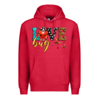 Cardinal love bug lady bug Premium Hoodie - LillyAllenDesigns