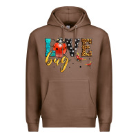 Chestnut love bug lady bug Premium Hoodie - LillyAllenDesigns