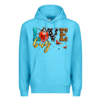 Ocean Blue love bug lady bug Premium Hoodie - LillyAllenDesigns