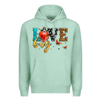 Seafoam love bug lady bug Premium Hoodie - LillyAllenDesigns