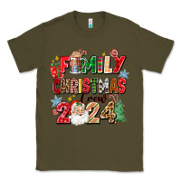Army Green family christmas crew 2024 Classic Tee - Zillion Design Studio