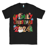 Black family christmas crew 2024 Classic Tee - Zillion Design Studio