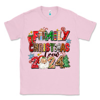 Bubblegum Pink family christmas crew 2024 Classic Tee - Zillion Design Studio