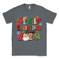 Charcoal Heather family christmas crew 2024 Classic Tee - Zillion Design Studio