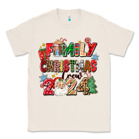 Natural family christmas crew 2024 Classic Tee - Zillion Design Studio