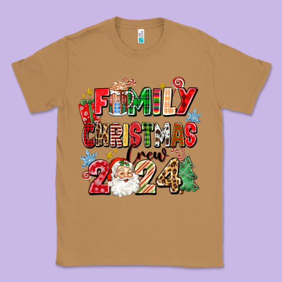 Classic Tee family christmas crew 2024