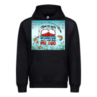 Black show me your bobbers and i will show my rod Urban Hoodie - MaliasSmallBusiness