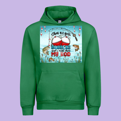 Show Me Your Bobbers And I Will Show My Rod Urban Hoodie Designed By Maliassmallbusiness