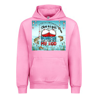 Fuchsia Pink show me your bobbers and i will show my rod Urban Hoodie - MaliasSmallBusiness