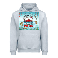 Heather Grey show me your bobbers and i will show my rod Urban Hoodie - MaliasSmallBusiness