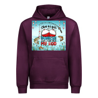 Mauve Wine show me your bobbers and i will show my rod Urban Hoodie - MaliasSmallBusiness