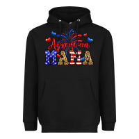 Black American mama Heavyweight Hoodie - Neo Western