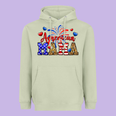 American Mama Heavyweight Hoodie Designed By Neo Western