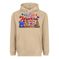 Mushroom American mama Heavyweight Hoodie - Neo Western