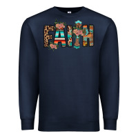 Navy faith Premium Sweatshirt - RacoonDesign
