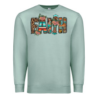 Seafoam faith Premium Sweatshirt - RacoonDesign