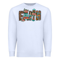 White faith Premium Sweatshirt - RacoonDesign