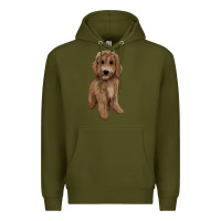 Army Green maltipoo Premium Hoodie - BarkalooDesign