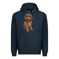 Navy maltipoo Premium Hoodie - BarkalooDesign