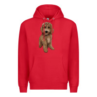 Red maltipoo Premium Hoodie - BarkalooDesign