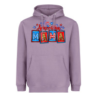 Lavender American mama Heavyweight Hoodie - Neo Western