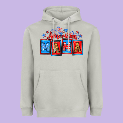 American Mama Heavyweight Hoodie Designed By Neo Western