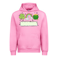 Fuchsia Pink st patrick's trio name patch Urban Hoodie - MaliasSmallBusiness