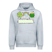 Heather Grey st patrick's trio name patch Urban Hoodie - MaliasSmallBusiness