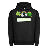 Pigment Black st patrick's trio name patch Urban Hoodie - MaliasSmallBusiness