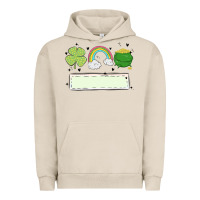 Pigment French Oak st patrick's trio name patch Urban Hoodie - MaliasSmallBusiness