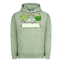 Pigment Oil Green st patrick's trio name patch Urban Hoodie - MaliasSmallBusiness