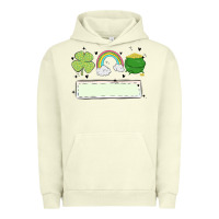 Pigment Pistachio st patrick's trio name patch Urban Hoodie - MaliasSmallBusiness