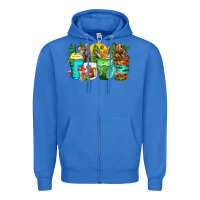 True Royal bear coffee cups Zipper Hoodie - Zillion Design Studio