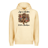 Pina Colada life is better with a maltipoo Premium Hoodie - BarkalooDesign