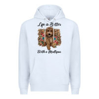 Life Is Better With A Maltipoo Premium Hoodie | Teevron