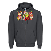 Smoke baseball and softball coffee cups Zipper Hoodie - Zillion Design Studio