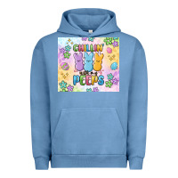 Pigment Pebble Blue chillin' with my peeps Urban Hoodie - MaliasSmallBusiness