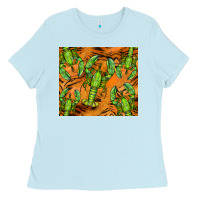 Baby Blue lobster tumbler Ladies Tee - BarkalooDesign