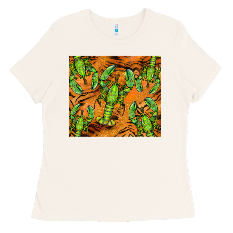 Lobster Tumbler Ladies Tee by BarkalooDesign | Teevron