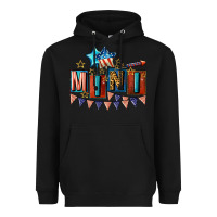 Black American Mini 4th of july Heavyweight Hoodie - CowGirlArtShop