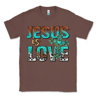 Chestnut jesus is love Classic Tee - texasbilliewilder
