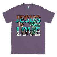 Lavender jesus is love Classic Tee - texasbilliewilder