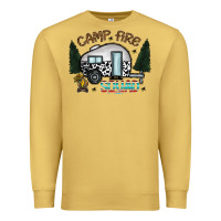 Antique Gold camp fire squad Premium Sweatshirt - CowhideDigitalArt
