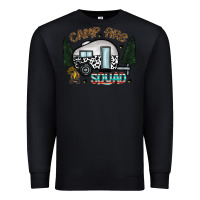 Black camp fire squad Premium Sweatshirt - CowhideDigitalArt
