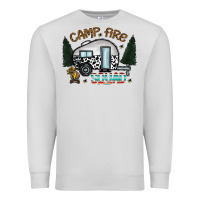 Dove Grey camp fire squad Premium Sweatshirt - CowhideDigitalArt