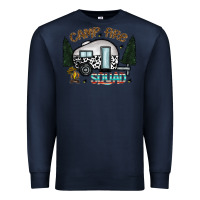 Navy camp fire squad Premium Sweatshirt - CowhideDigitalArt
