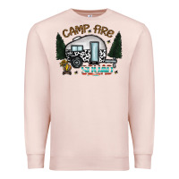 Pale Pink camp fire squad Premium Sweatshirt - CowhideDigitalArt